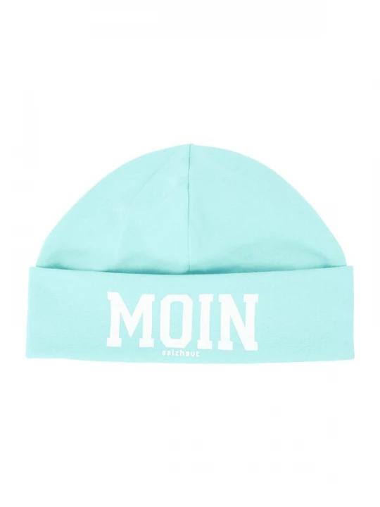 Foto van product salzhaut Muts 'Bries' aqua / wit