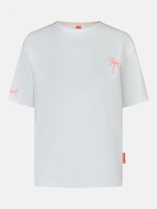 Foto van product salzhaut Shirt 'Babutz' oranje / offwhite