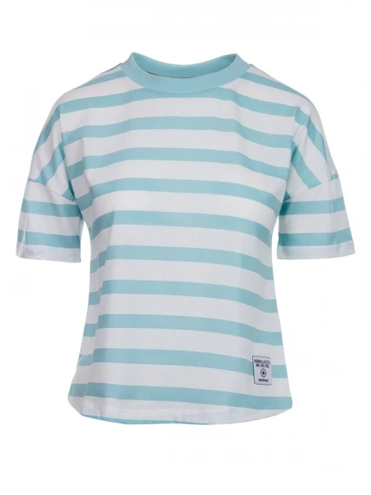 Foto van product salzhaut Shirt 'Koert' turquoise / wit