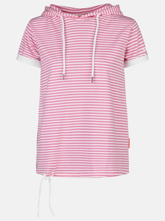 Foto van product salzhaut Shirt rosa / offwhite