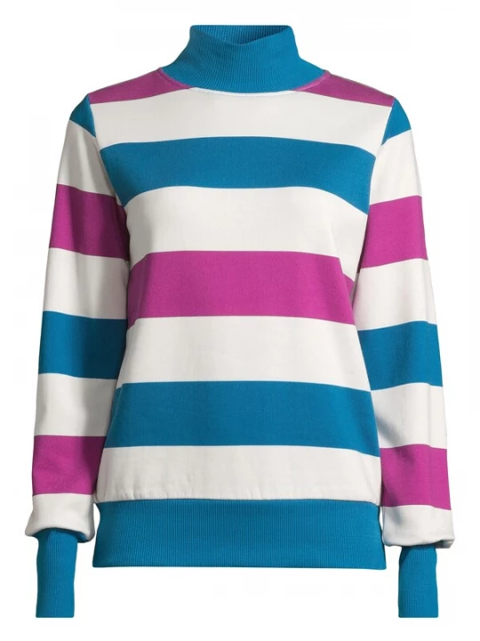 Foto van product salzhaut Trui 'Redd' blauw / lila / offwhite