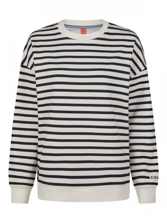 Foto van product salzhaut Trui 'Taier' navy / wit