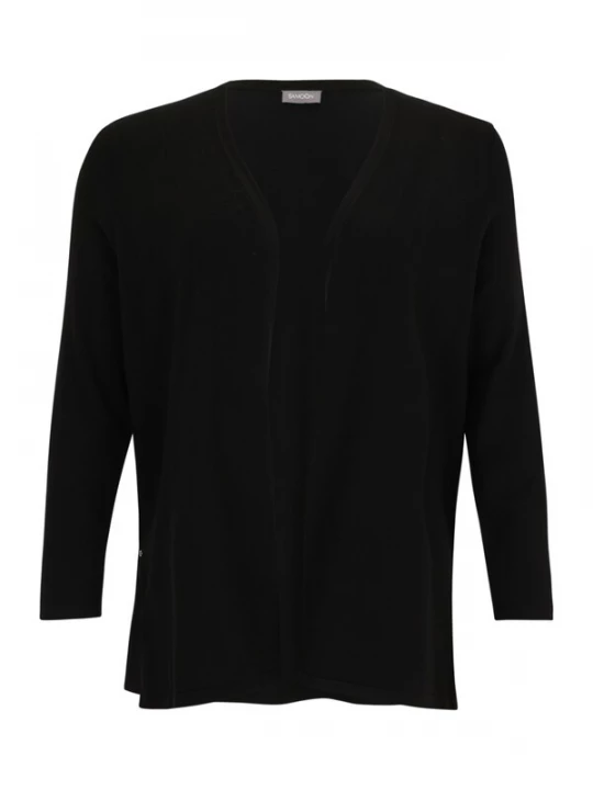 Foto van product SAMOON Gebreid vest zwart