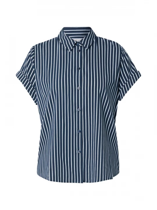 Foto van product Samsøe Samsøe Blouse 'Majan' marine / wit