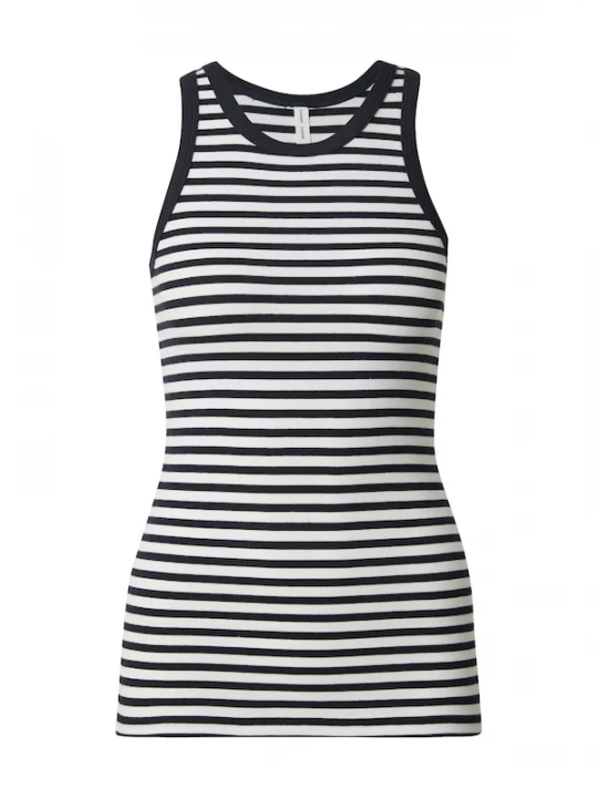 Foto van product Samsøe Samsøe Top 'Alexo' navy / wit