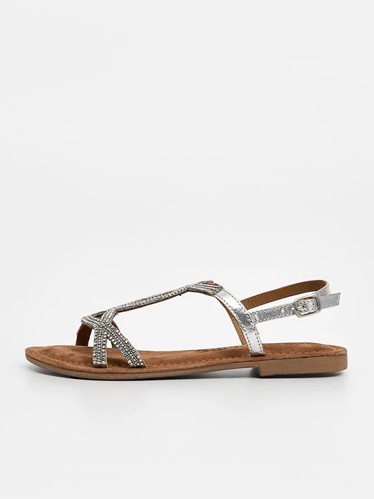 Foto van product Sandalen Lazamani zilverkleurig