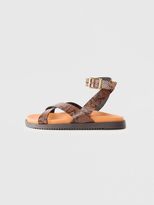 Foto van product Sandalen met enkelbandjes Steve Madden bruin