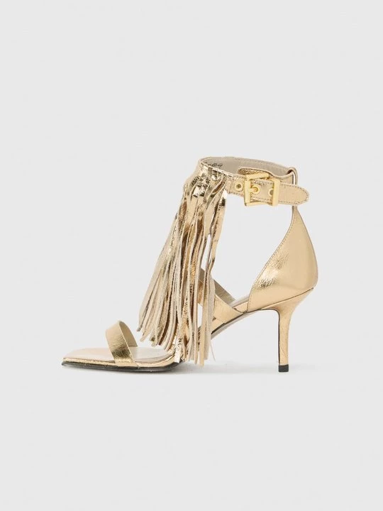 Foto van product Sandalen met hoge hak AllSaints goudkleurig
