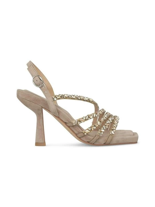 Foto van product Sandalen met hoge hak Alma en Pena olijfgroen