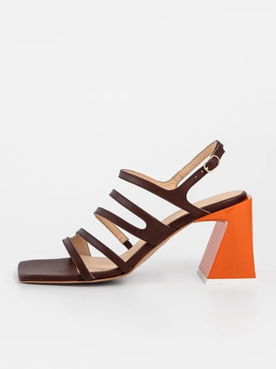 Foto van product Sandalen met hoge hak ALOHAS bruin