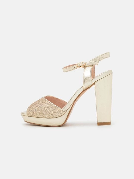 Foto van product Sandalen met hoge hak Anna Field By Zalando goudkleurig