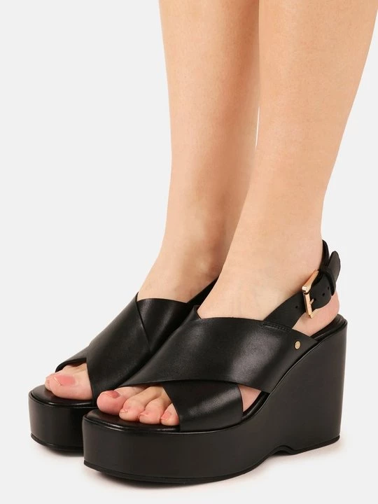Foto van product Sandalen met hoge hak Bronx zwart