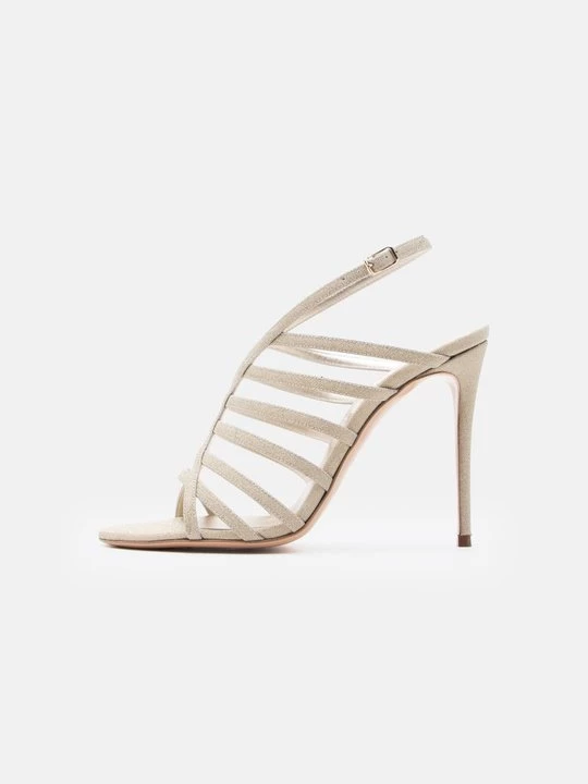 Foto van product Sandalen met hoge hak Casadei goudkleurig