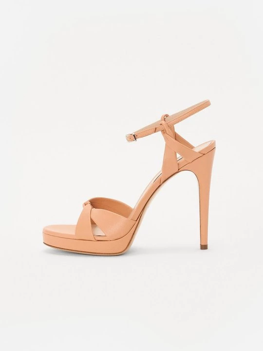 Foto van product Sandalen met hoge hak Casadei tan