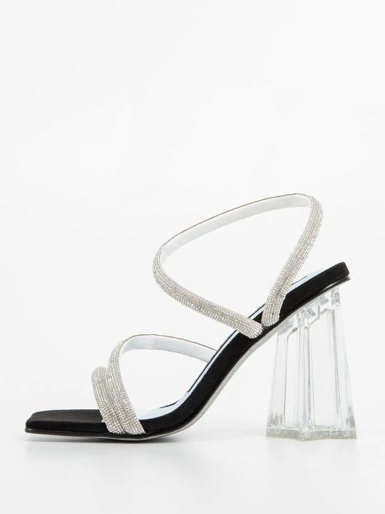 Foto van product Sandalen met hoge hak Chiara Ferragni zilverkleurig