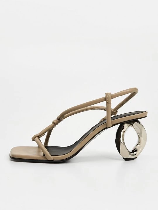Foto van product Sandalen met hoge hak J.W. Anderson lichtbruin