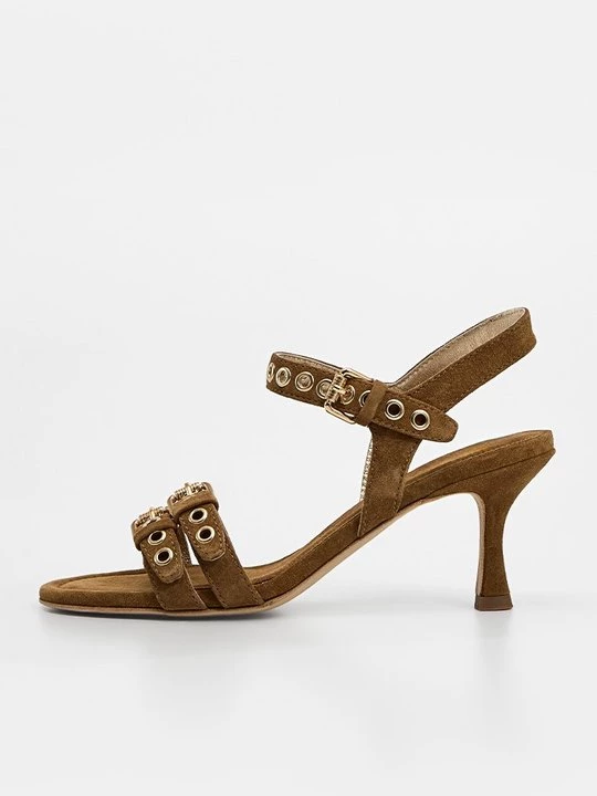 Foto van product Sandalen met hoge hak Kennel & Schmenger bruin