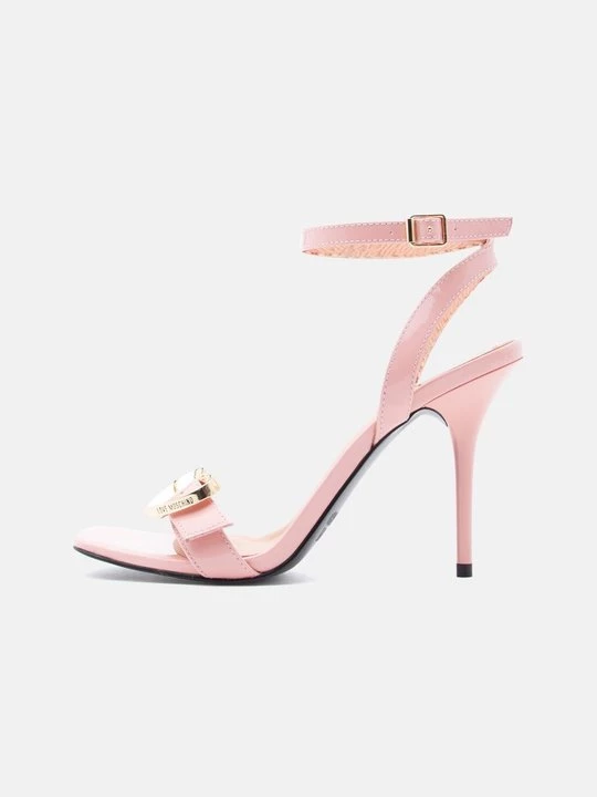 Foto van product Sandalen met hoge hak LOVE MOSCHINO donkerroze