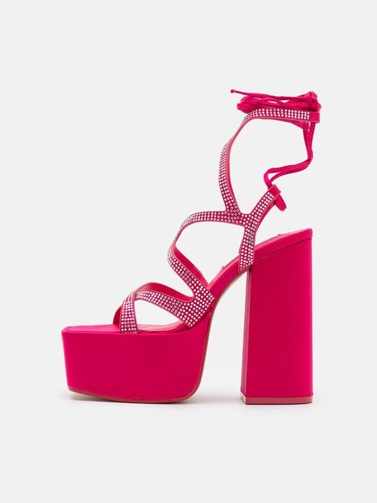Foto van product Sandalen met hoge hak Steve Madden donkerroze