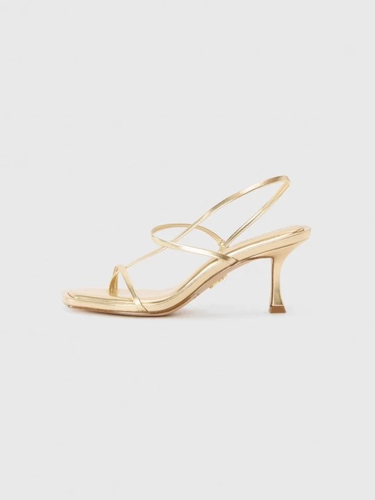 Foto van product Sandalen met hoge hak Steve Madden goudkleurig