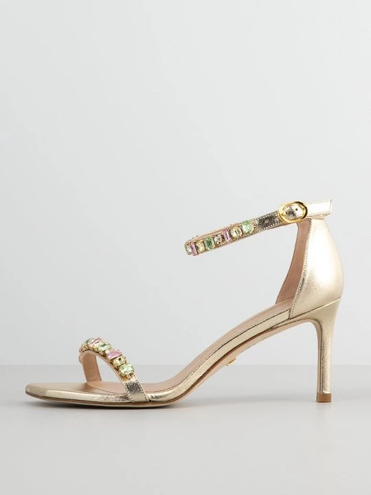 Foto van product Sandalen met hoge hak Stuart Weitzman goudkleurig