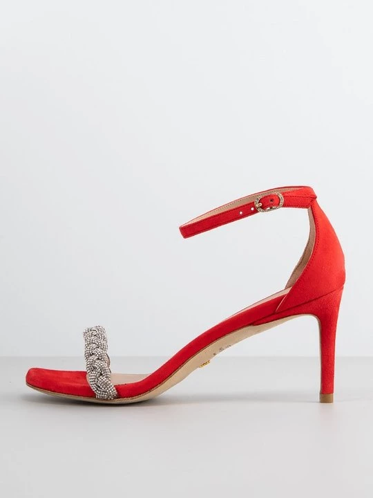 Foto van product Sandalen met hoge hak Stuart Weitzman rood