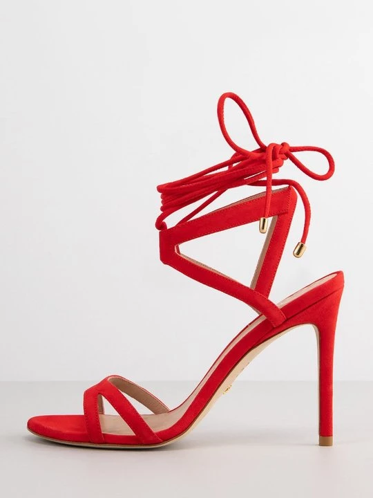 Foto van product Sandalen met hoge hak Stuart Weitzman rood