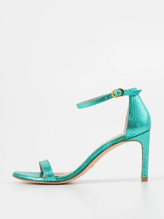 Foto van product Sandalen met hoge hak Stuart Weitzman turquoise