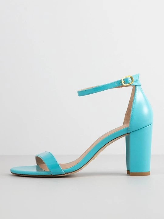 Foto van product Sandalen met hoge hak Stuart Weitzman turquoise