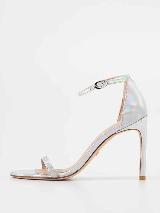 Foto van product Sandalen met hoge hak Stuart Weitzman zilverkleurig