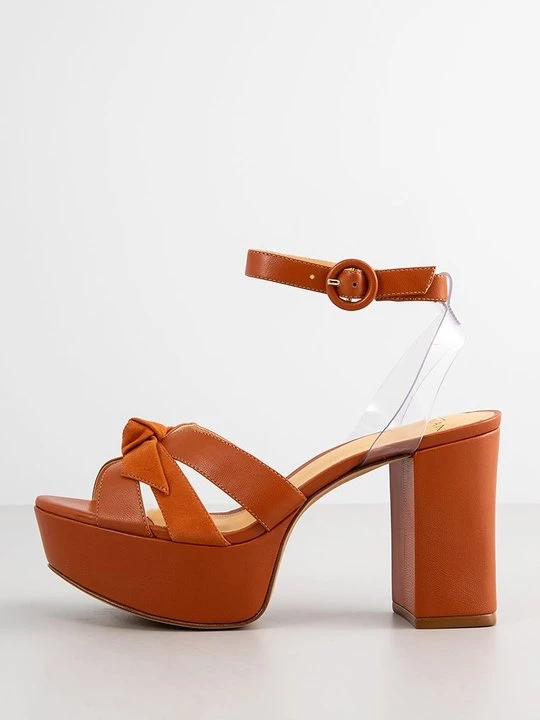 Foto van product Sandalen met plateauzool Alexandre Birman bruin
