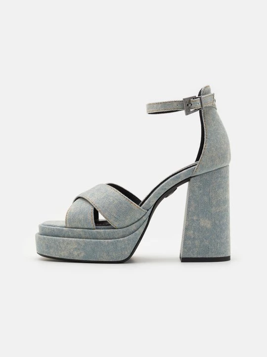 Foto van product Sandalen met plateauzool Buffalo blauw