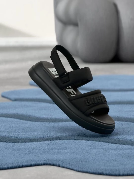 Foto van product Sandalen met plateauzool Buffalo zwart