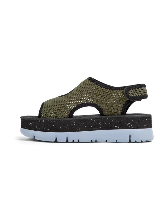 Foto van product Sandalen met plateauzool Camper donkergroen