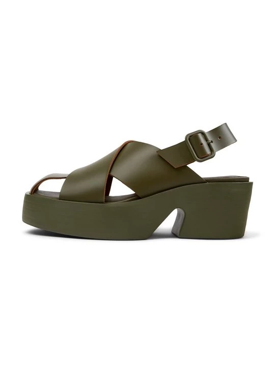 Foto van product Sandalen met plateauzool Camper groen