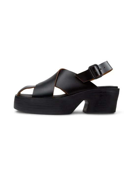 Foto van product Sandalen met plateauzool Camper zwart