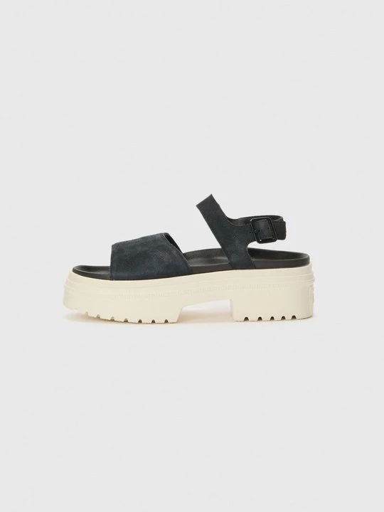 Foto van product Sandalen met plateauzool Converse zwart