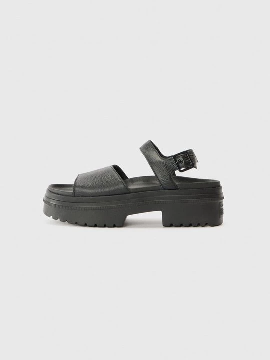 Foto van product Sandalen met plateauzool Converse zwart