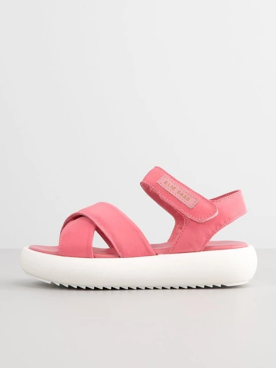 Foto van product Sandalen met plateauzool Elie Saab donkerroze