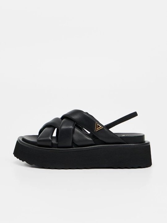 Foto van product Sandalen met plateauzool Gaudi zwart
