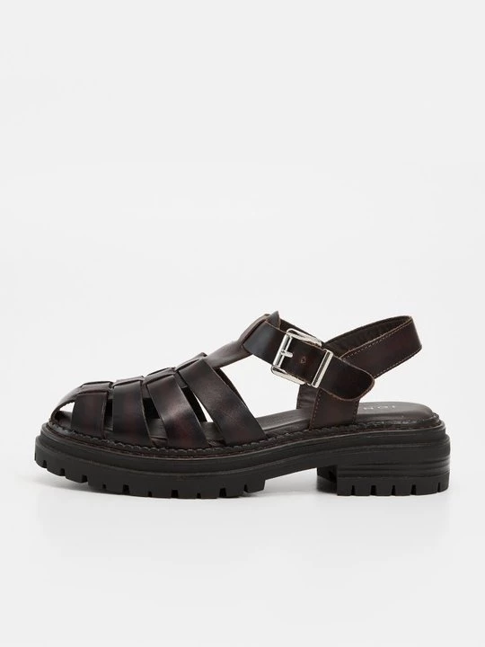 Foto van product Sandalen met plateauzool Jonak rood