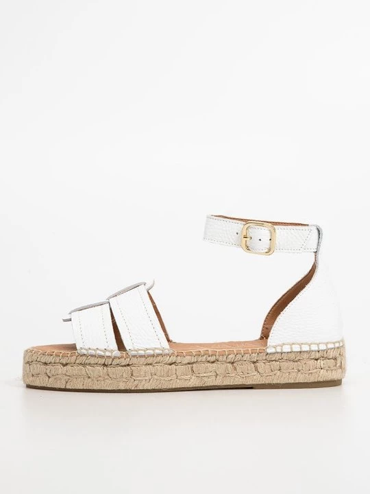 Foto van product Sandalen met plateauzool Kanna wit