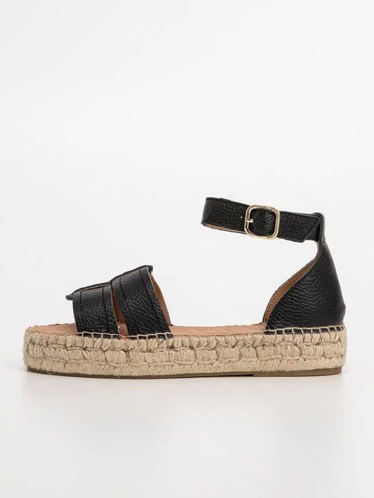 Foto van product Sandalen met plateauzool Kanna zwart