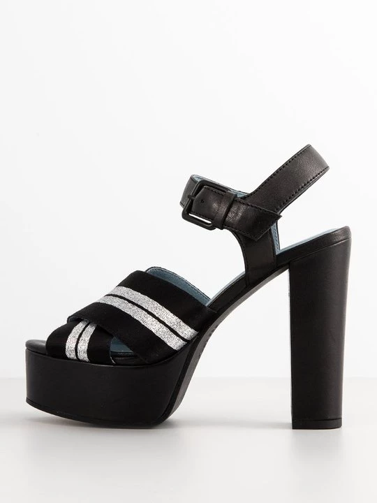 Foto van product Sandalen met plateauzool Kennel & Schmenger zwart
