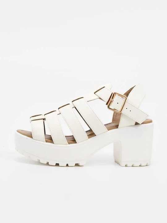 Foto van product Sandalen met plateauzool Koi Footwear wit