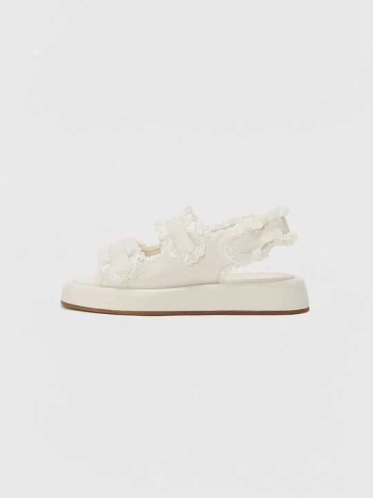 Foto van product Sandalen met plateauzool Loeffler Randall wit