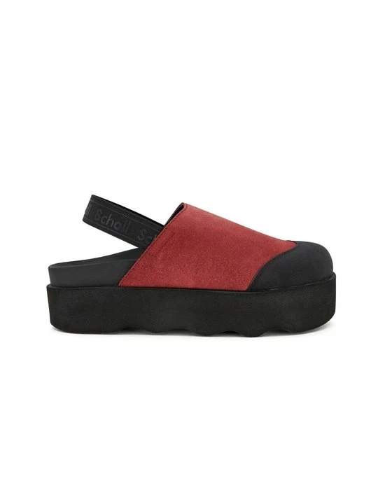 Foto van product Sandalen met plateauzool Scholl rood