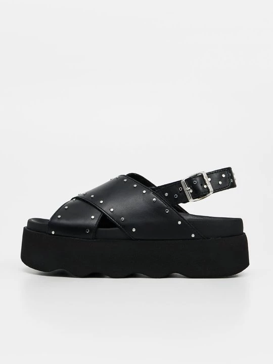 Foto van product Sandalen met plateauzool Scholl zwart