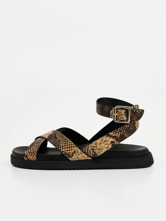 Foto van product Sandalen met plateauzool Steve Madden lichtbruin