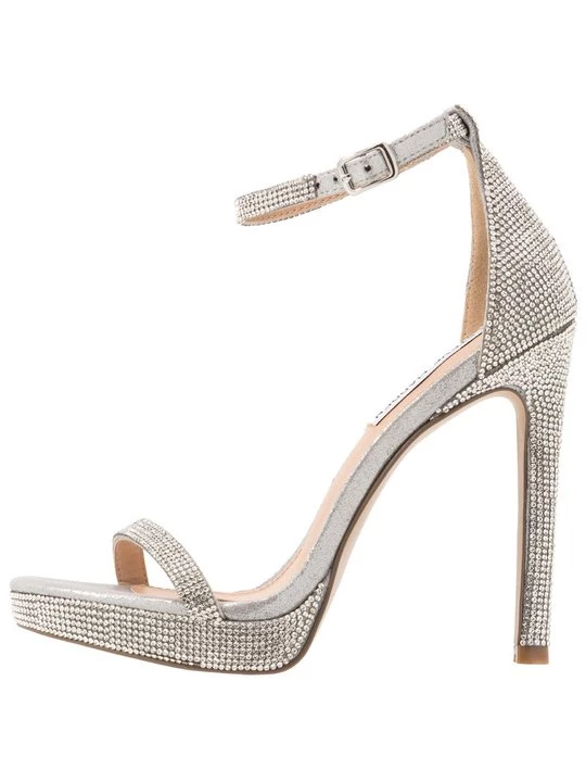 Foto van product Sandalen met plateauzool Steve Madden zilverkleurig